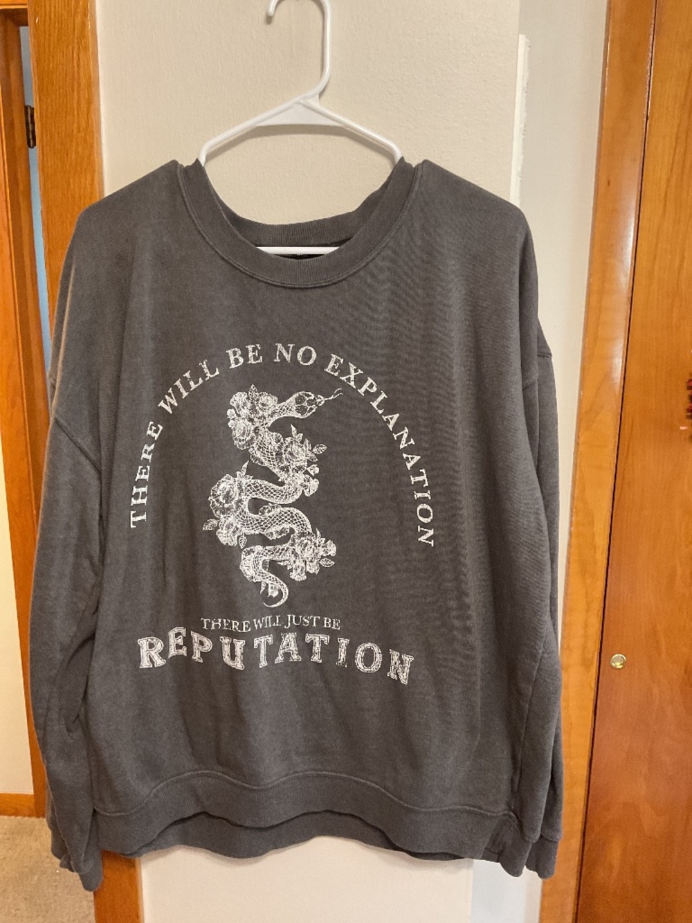 Dark gray comfy sweatshirt